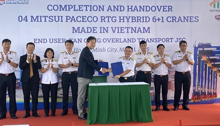 Saigon Newport Corporation receives four Hybrid RTG cranes